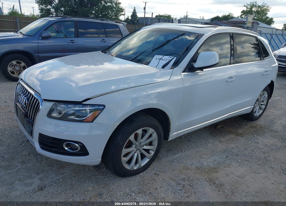 2013 AUDI Q5 2.0T PREMIUM VIN: WA1LFCFP5DA048914