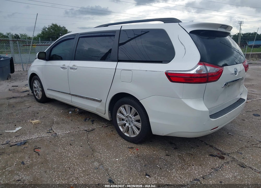 2017 TOYOTA SIENNA LIMITED 7 PASSENGER VIN: 5TDYZ3DC3HS795424
