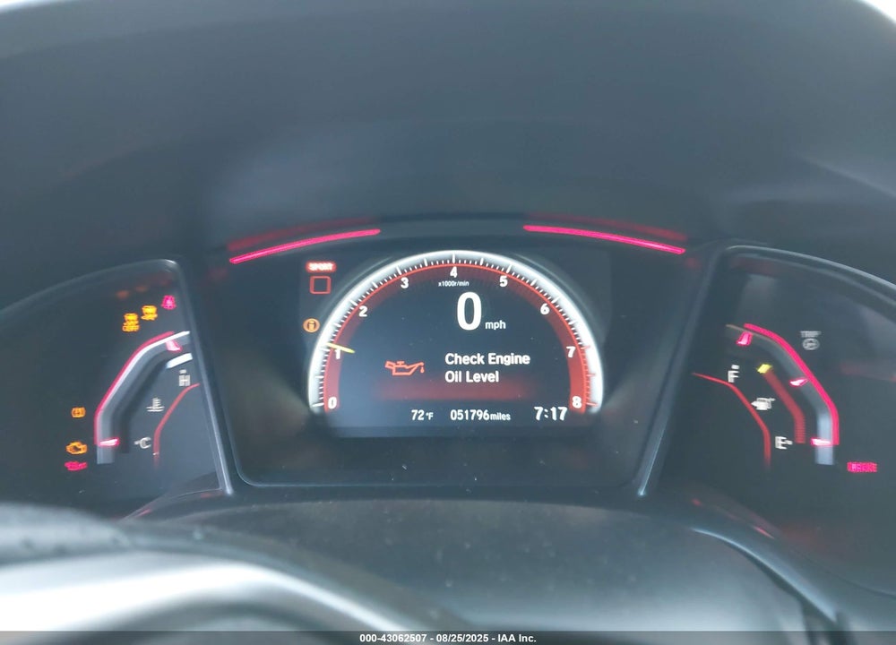 2018 HONDA CIVIC TYPE-R TOURING VIN: SHHFK8G72JU204242