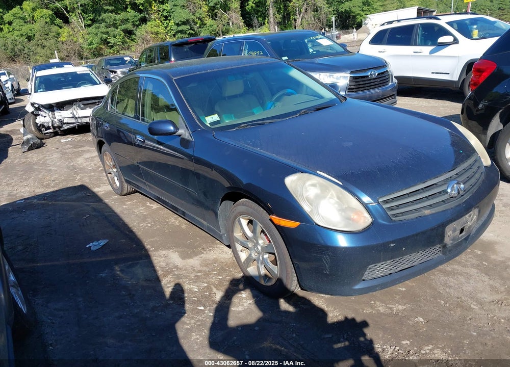 2005 INFINITI G35X VIN: JNKCV51F75M308909