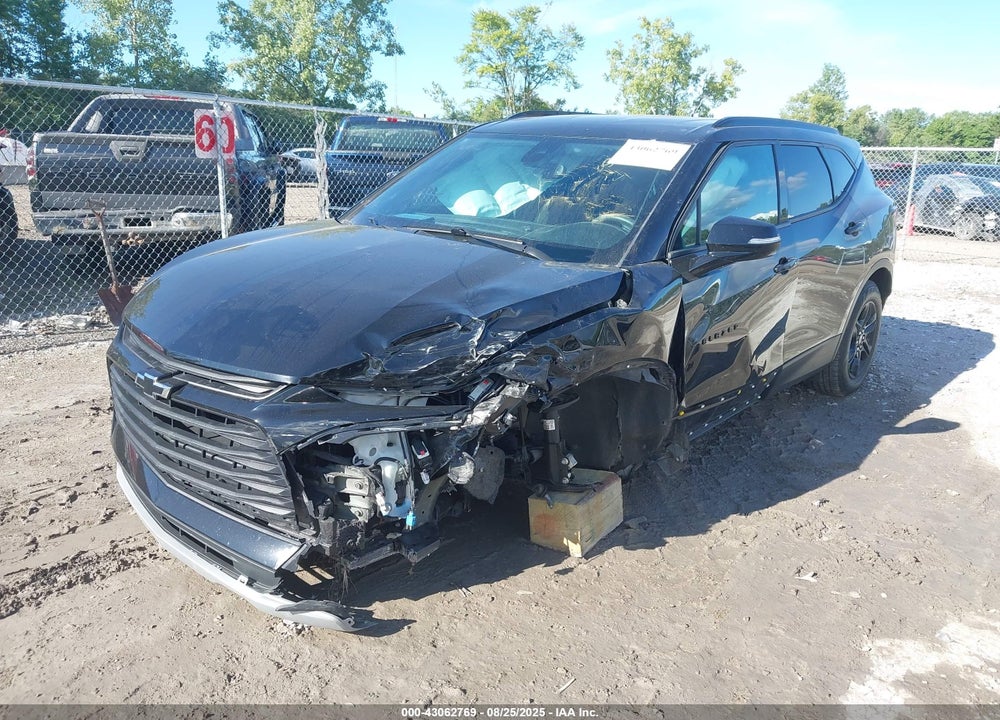 2022 CHEVROLET BLAZER VIN: 3GNKBCR41NS185032
