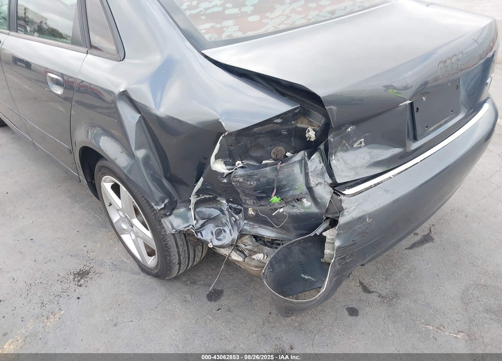 2005 AUDI A4 VIN: WAUJC68E15A031898