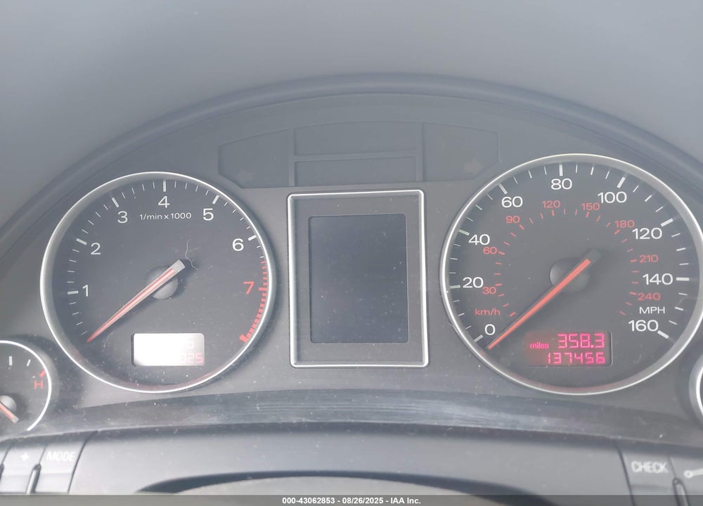 2005 AUDI A4 VIN: WAUJC68E15A031898