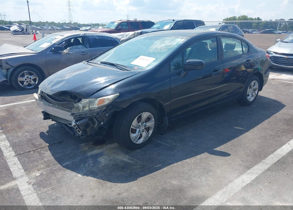 2014 HONDA CIVIC VIN: 19XFB2F59EE066080