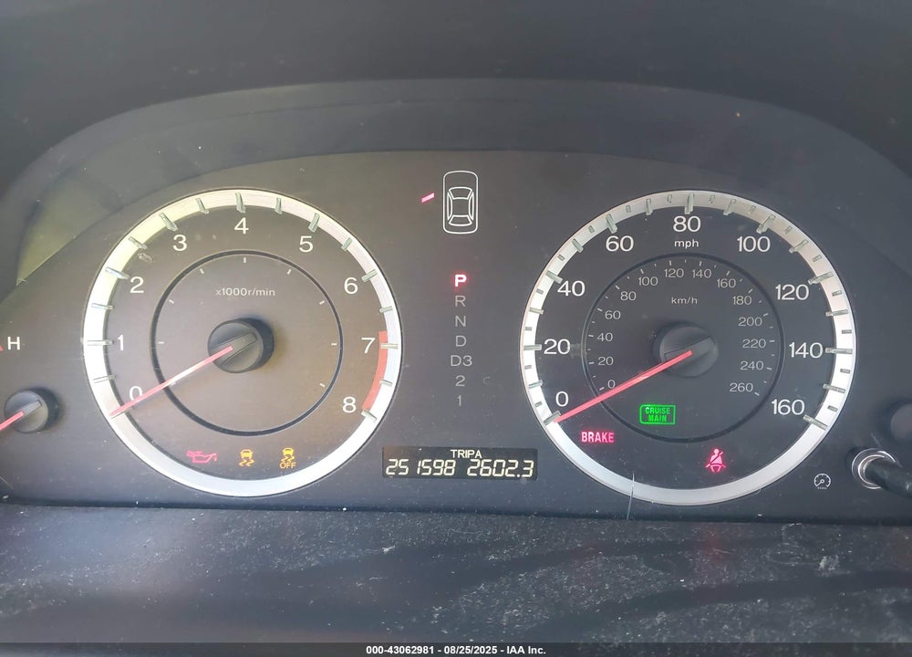 2012 HONDA ACCORD 2.4 LX VIN: 1HGCP2F38CA182634