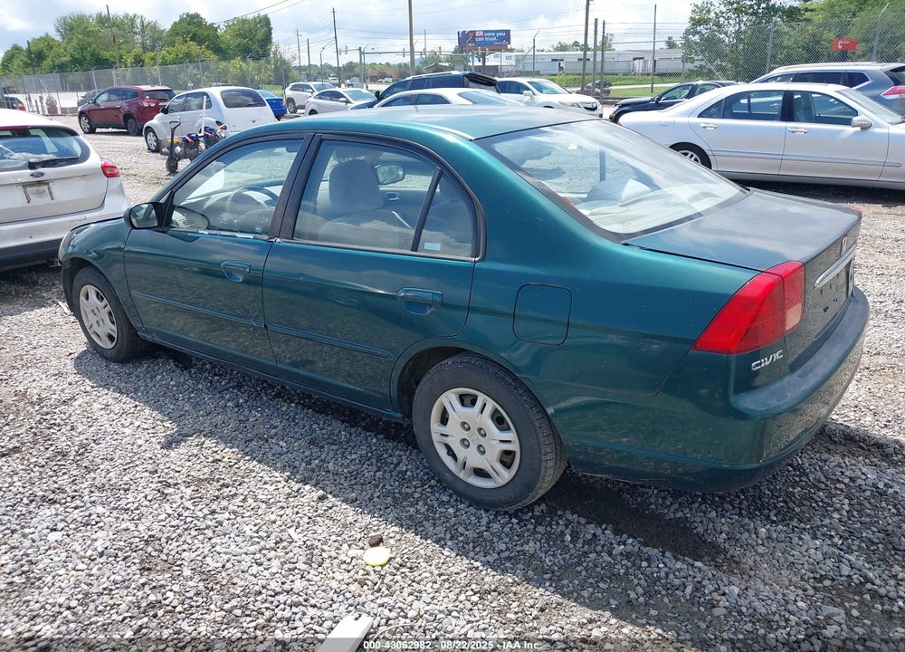 2002 HONDA CIVIC LX VIN: 1HGES16552L063333