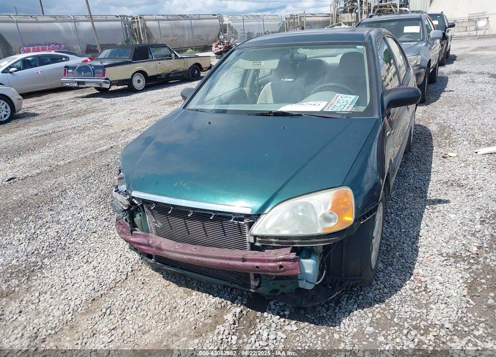 2002 HONDA CIVIC LX VIN: 1HGES16552L063333