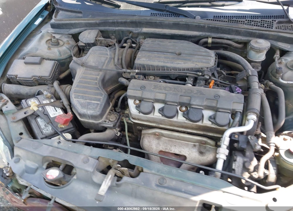 2002 HONDA CIVIC LX VIN: 1HGES16552L063333