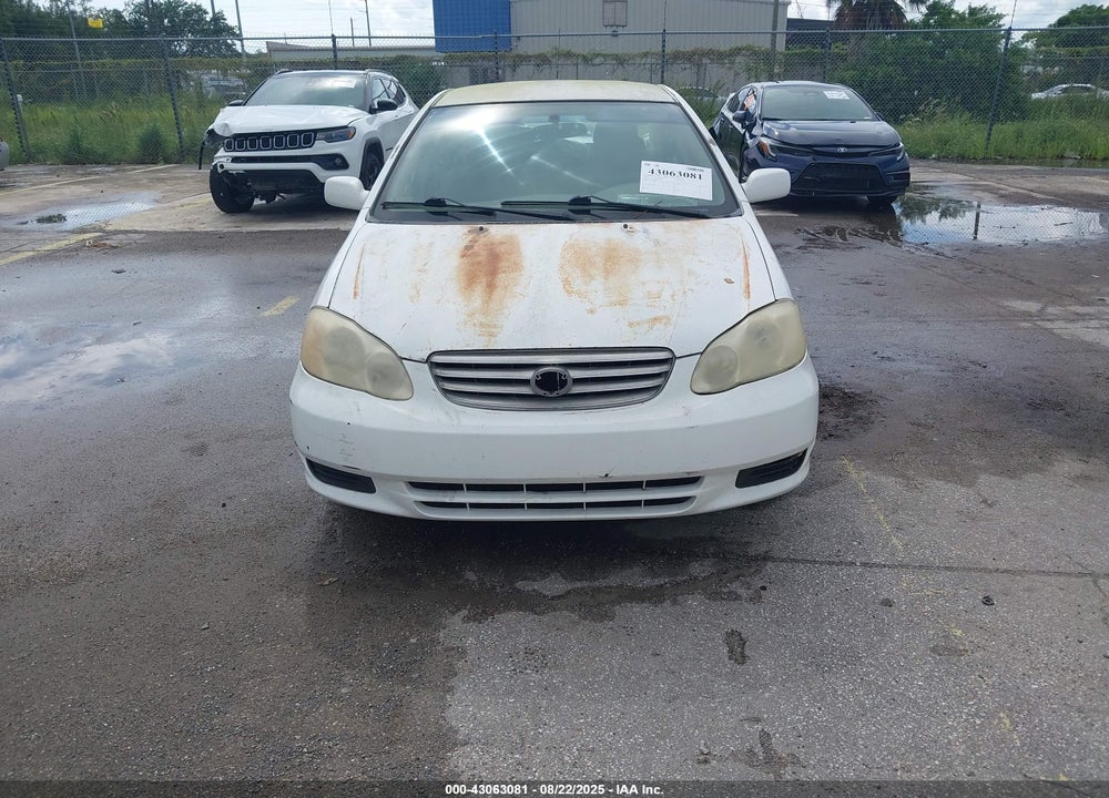 2004 TOYOTA COROLLA LE VIN: 2T1BR32E64C287414