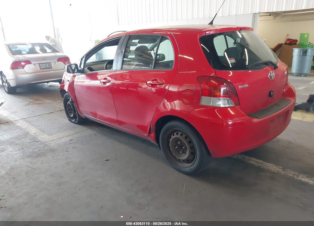 2009 TOYOTA YARIS VIN: JTDKT903X95245631