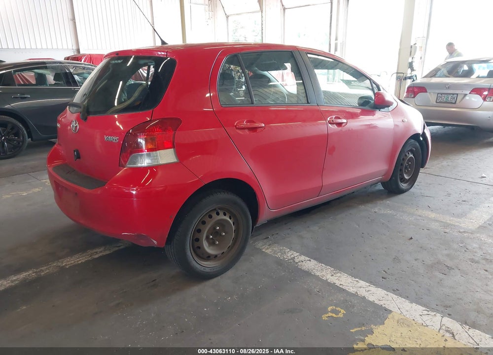 2009 TOYOTA YARIS VIN: JTDKT903X95245631