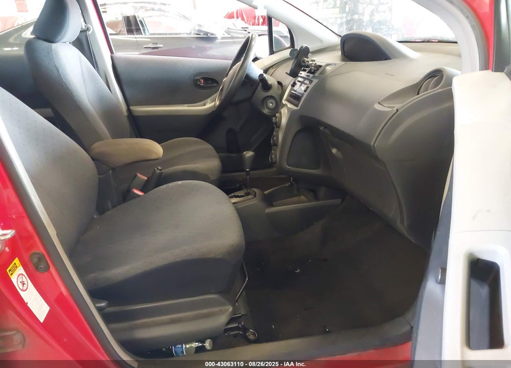 2009 TOYOTA YARIS VIN: JTDKT903X95245631