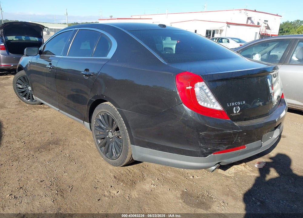 2013 LINCOLN MKS VIN: 1LNHL9EKXDG603040