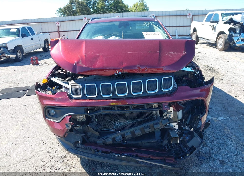 2022 JEEP COMPASS VIN: 3C4NJDBB2NT165521