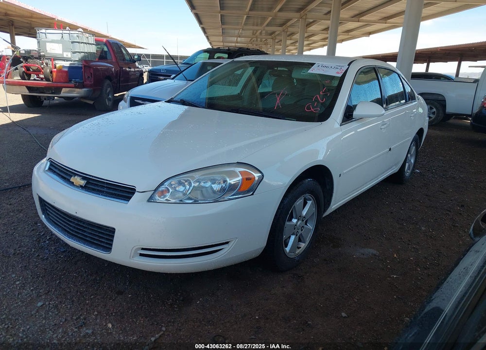 2008 CHEVROLET IMPALA LT VIN: 2G1WT58N689140353