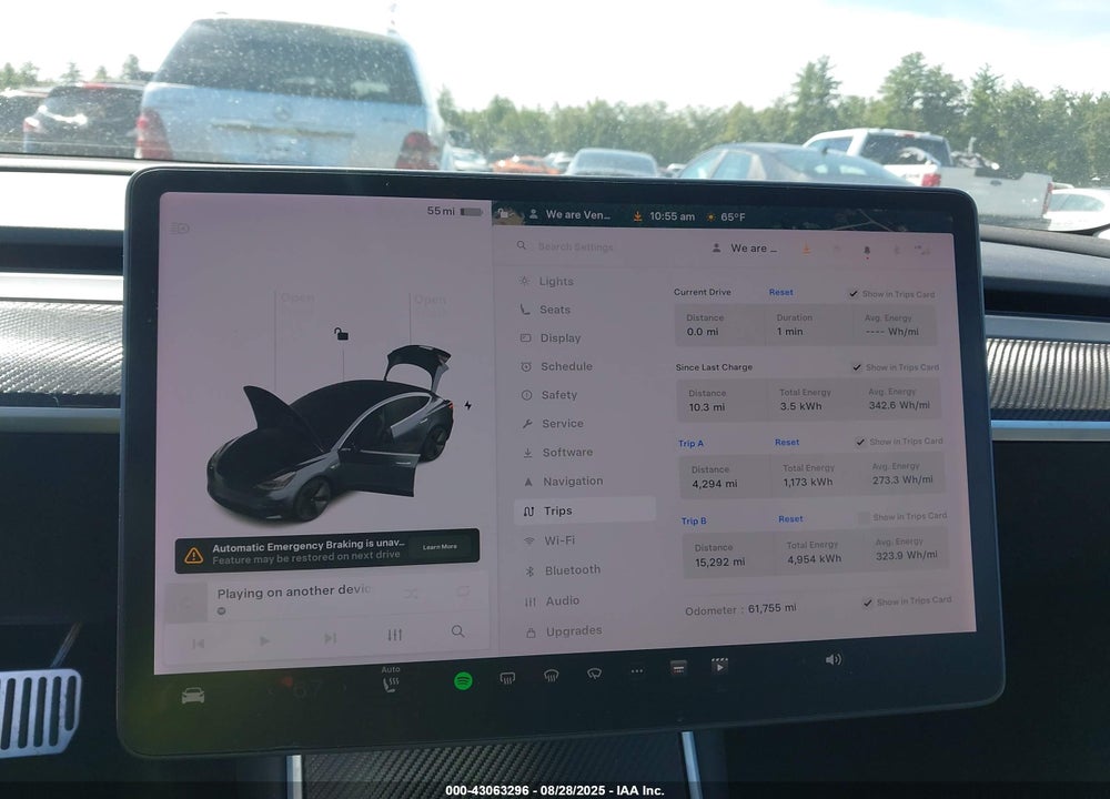 2018 TESLA MODEL 3 LONG RANGE/PERFORMANCE VIN: 5YJ3E1EB5JF103691