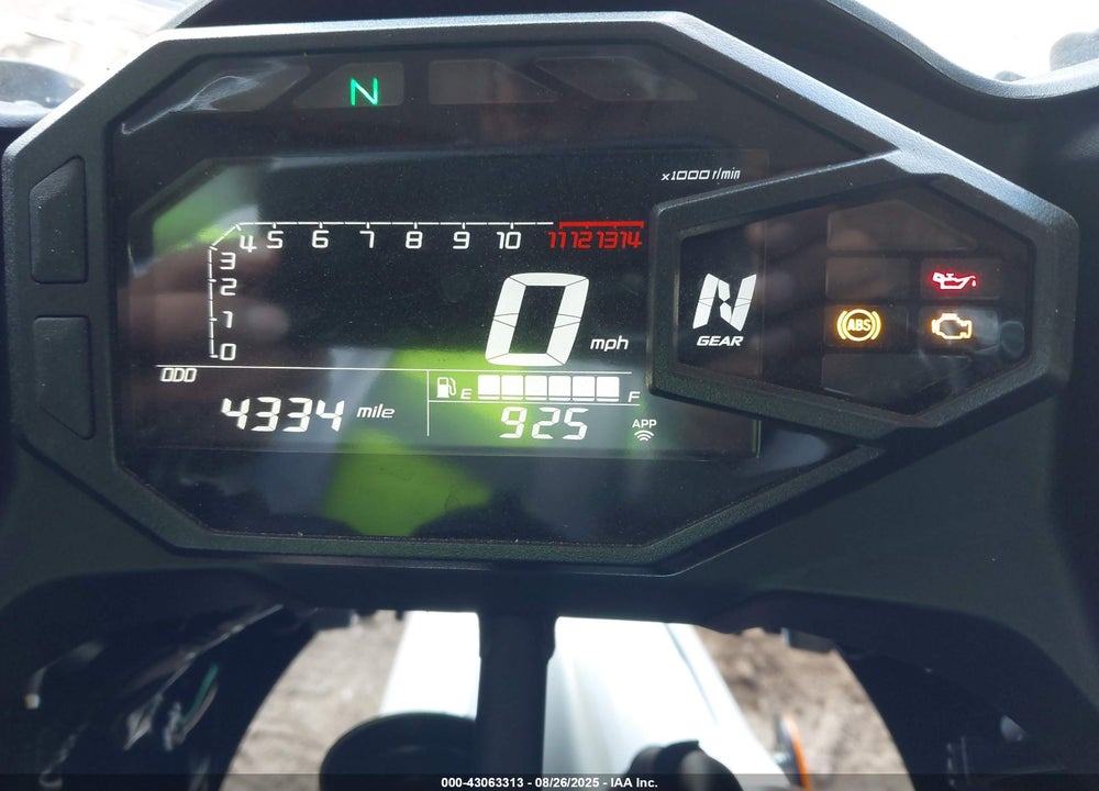 2025 KAWASAKI EX500 VIN: ML5EXGG12SDA61500