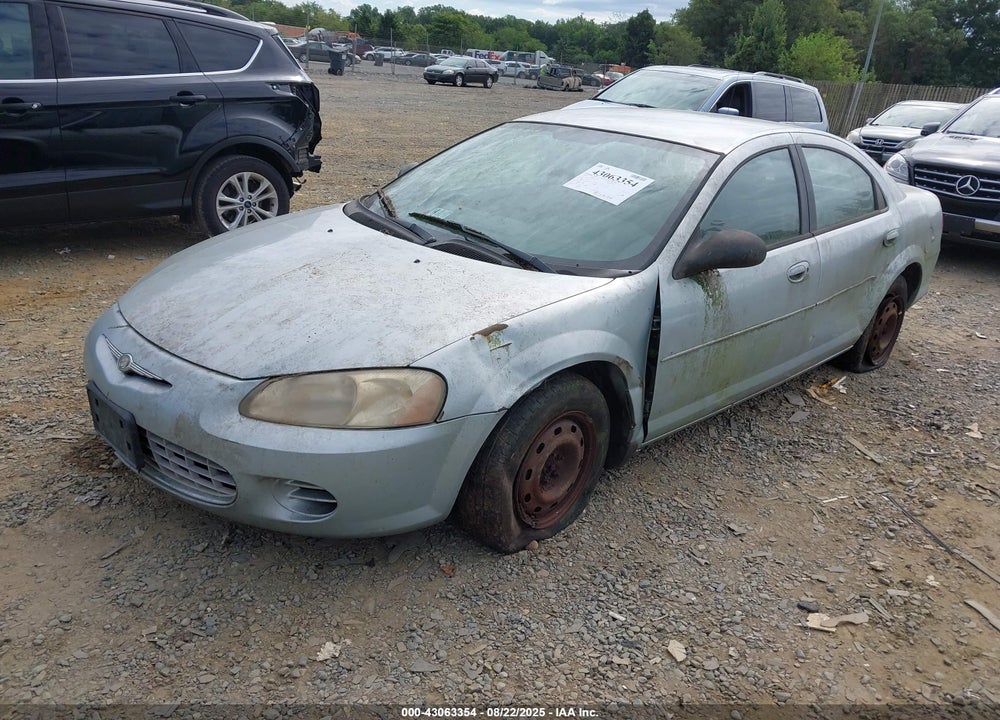 2003 CHRYSLER SEBRING LX VIN: 1C3EL46T03N504520
