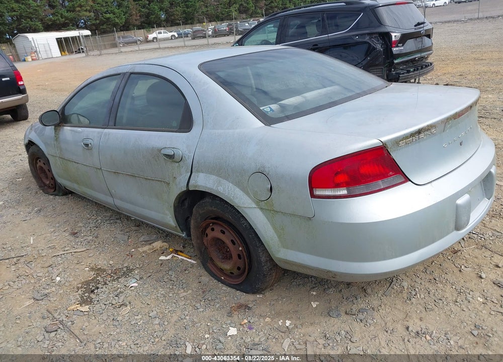 2003 CHRYSLER SEBRING LX VIN: 1C3EL46T03N504520