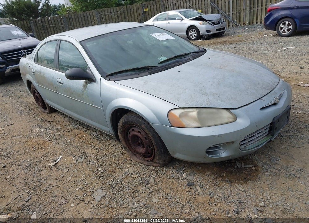 2003 CHRYSLER SEBRING LX VIN: 1C3EL46T03N504520