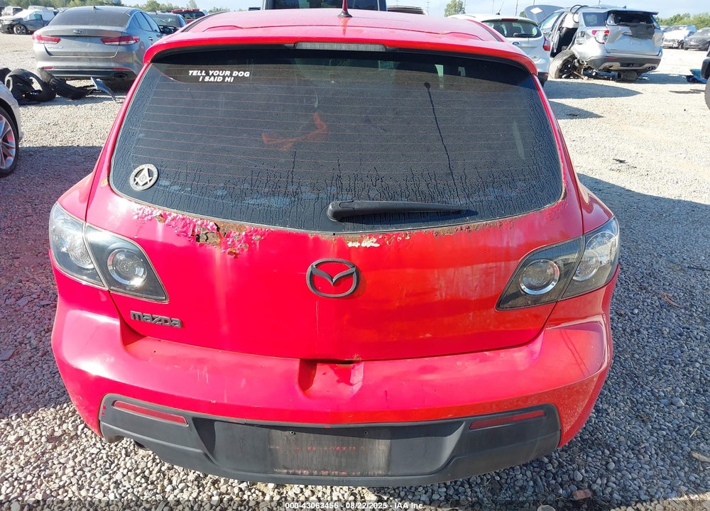 2007 MAZDA 3 VIN: JM1BK343X71741348