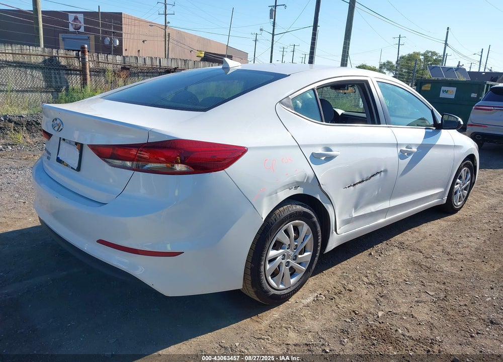 2017 HYUNDAI ELANTRA VIN: 5NPD74LF9HH120513