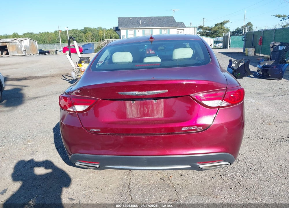 2015 CHRYSLER 200 C VIN: 1C3CCCEGXFN540144