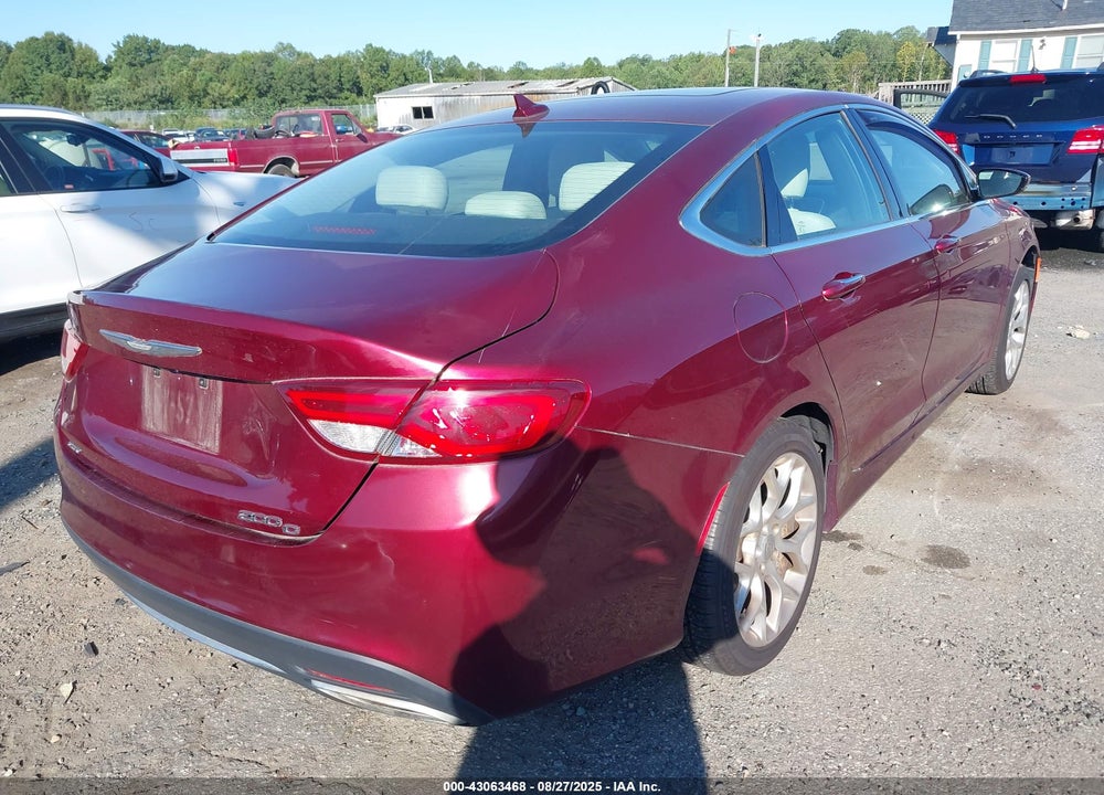 2015 CHRYSLER 200 C VIN: 1C3CCCEGXFN540144