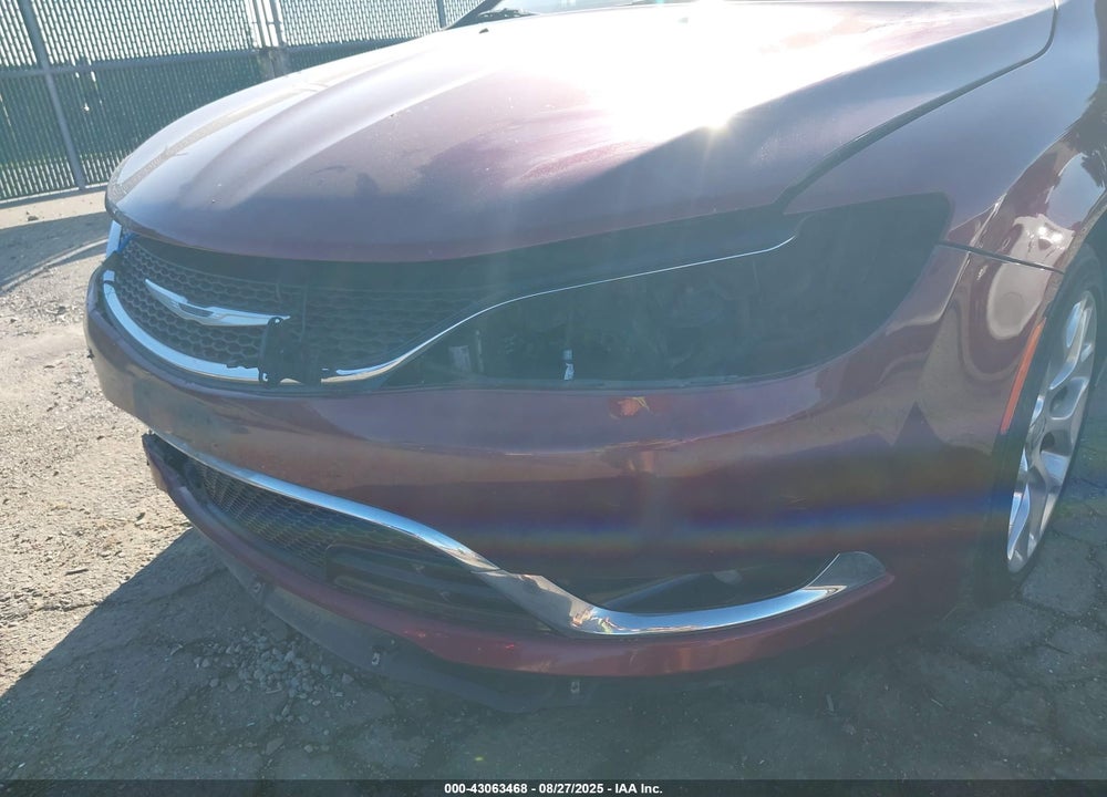2015 CHRYSLER 200 C VIN: 1C3CCCEGXFN540144