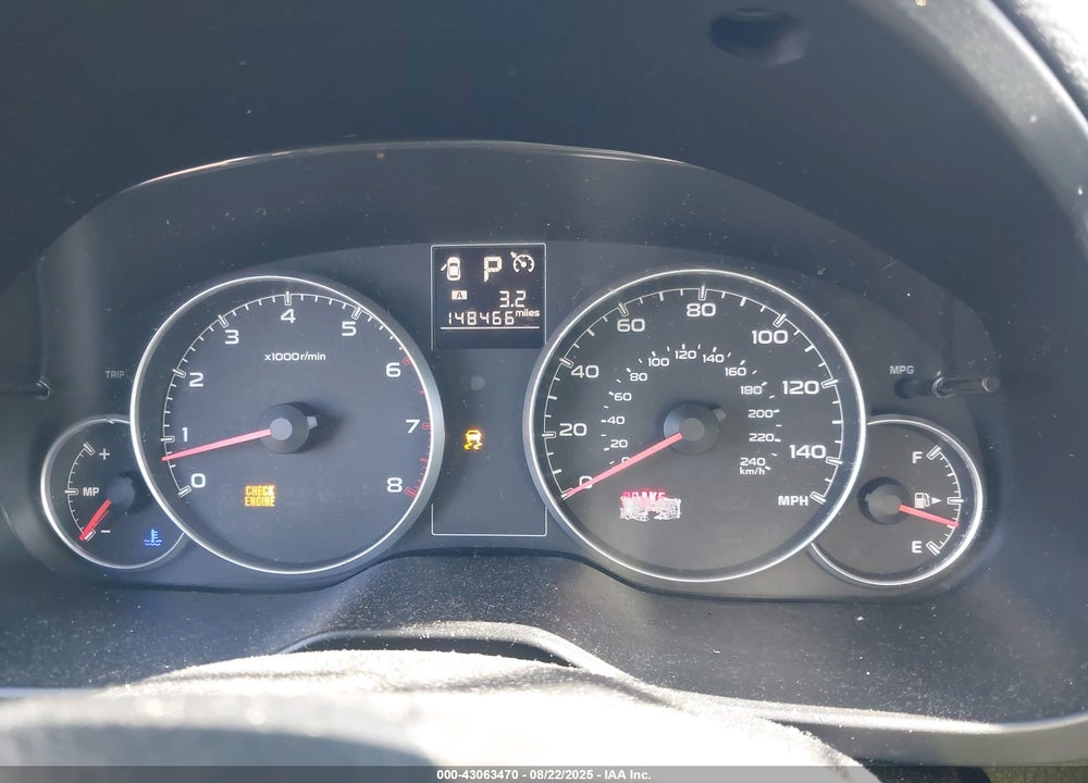 2013 SUBARU OUTBACK VIN: 4S4BRBCCXD3222299