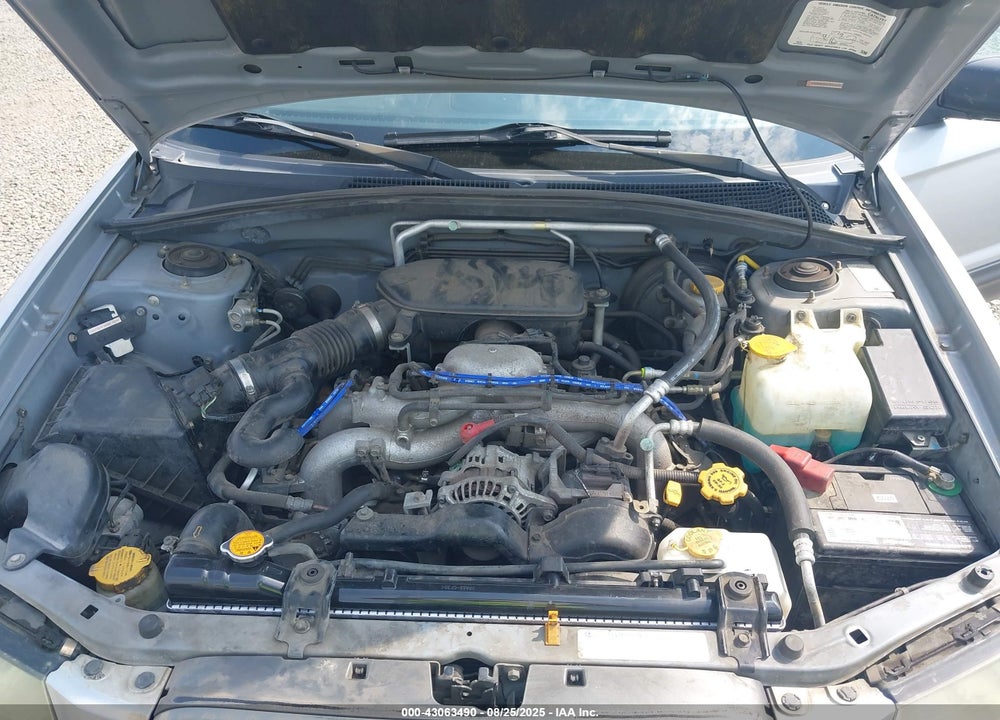 2005 SUBARU FORESTER 2.5X VIN: JF1SG63635H712783