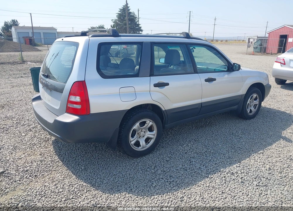 2005 SUBARU FORESTER 2.5X VIN: JF1SG63635H712783