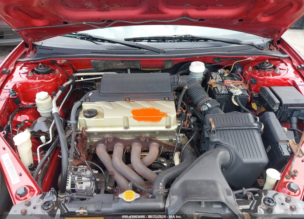 2008 MITSUBISHI ECLIPSE GS VIN: 4A3AK24F88E004091