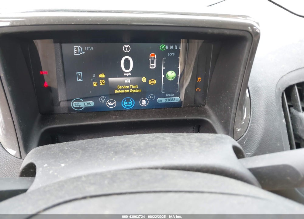 2012 CHEVROLET VOLT VIN: 1G1RD6E41CU101452