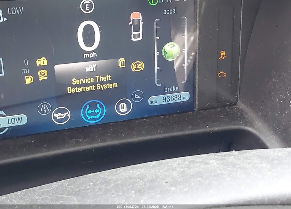 2012 CHEVROLET VOLT VIN: 1G1RD6E41CU101452