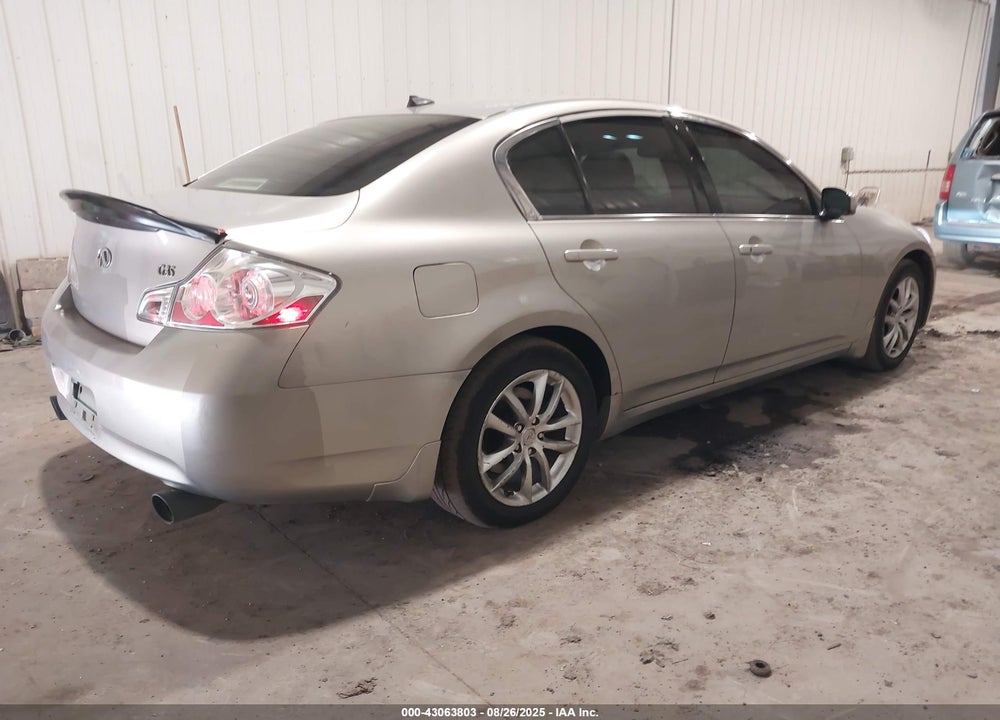 2008 INFINITI G35 JOURNEY VIN: JNKBV61E18M205921