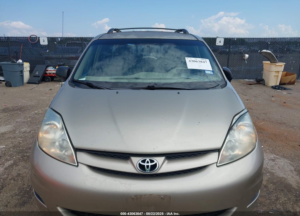 2006 TOYOTA SIENNA CE VIN: 5TDZA23C16S407272