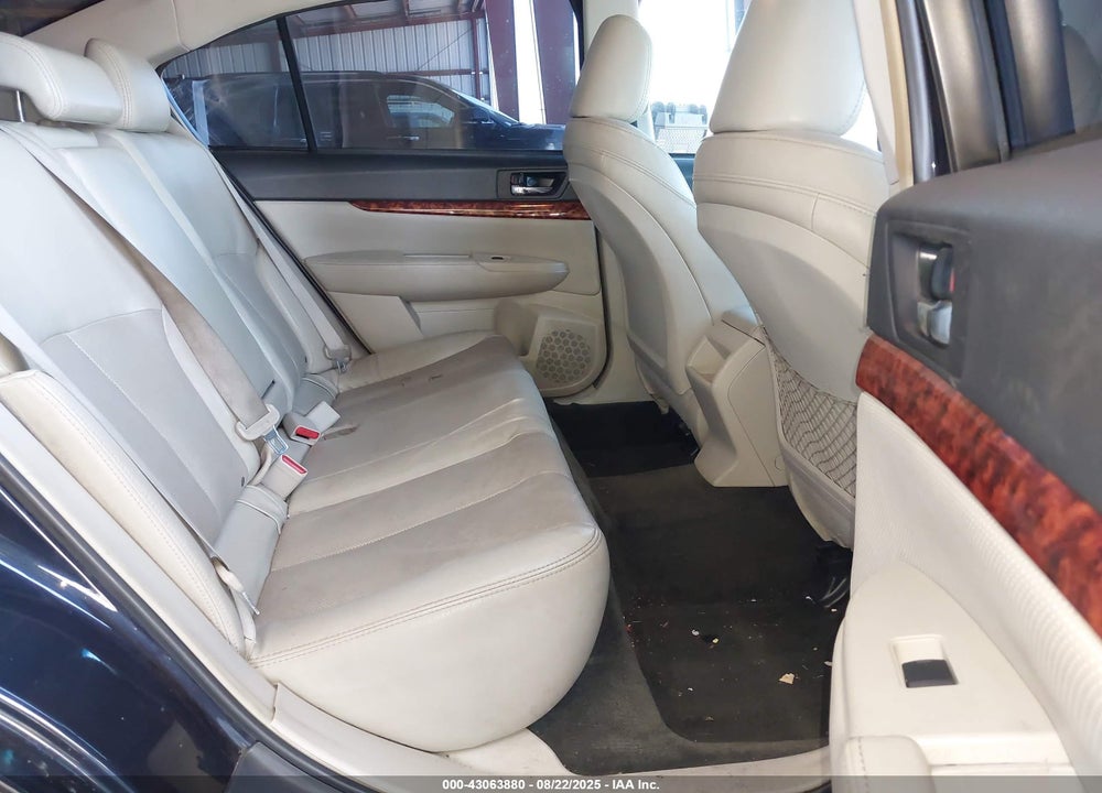 2012 SUBARU LEGACY VIN: 4S3BMBK63C3019994