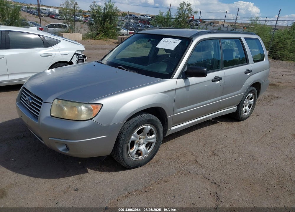 2007 SUBARU FORESTER 2.5X VIN: JF1SG63647G711733