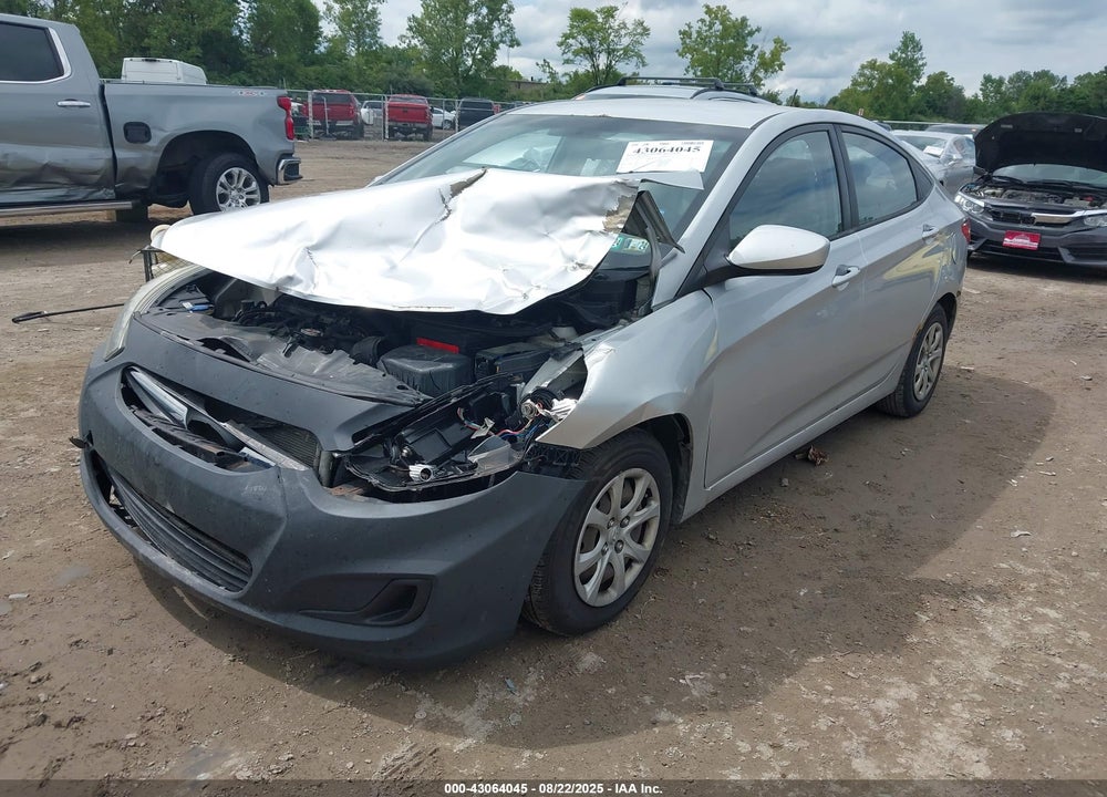 2012 HYUNDAI ACCENT GLS VIN: KMHCT4AE9CU222227