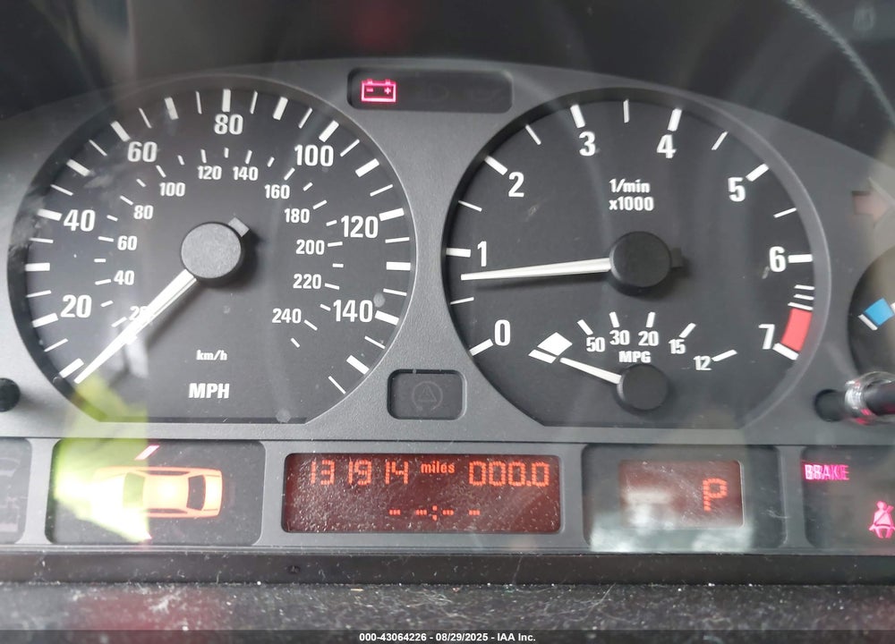 2004 BMW 325I VIN: WBAEV33474KR28791