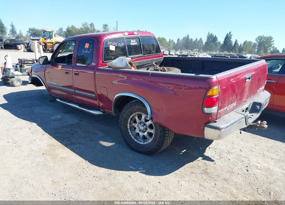 2002 TOYOTA TUNDRA SR5 V8 VIN: 5TBBT44152S270473