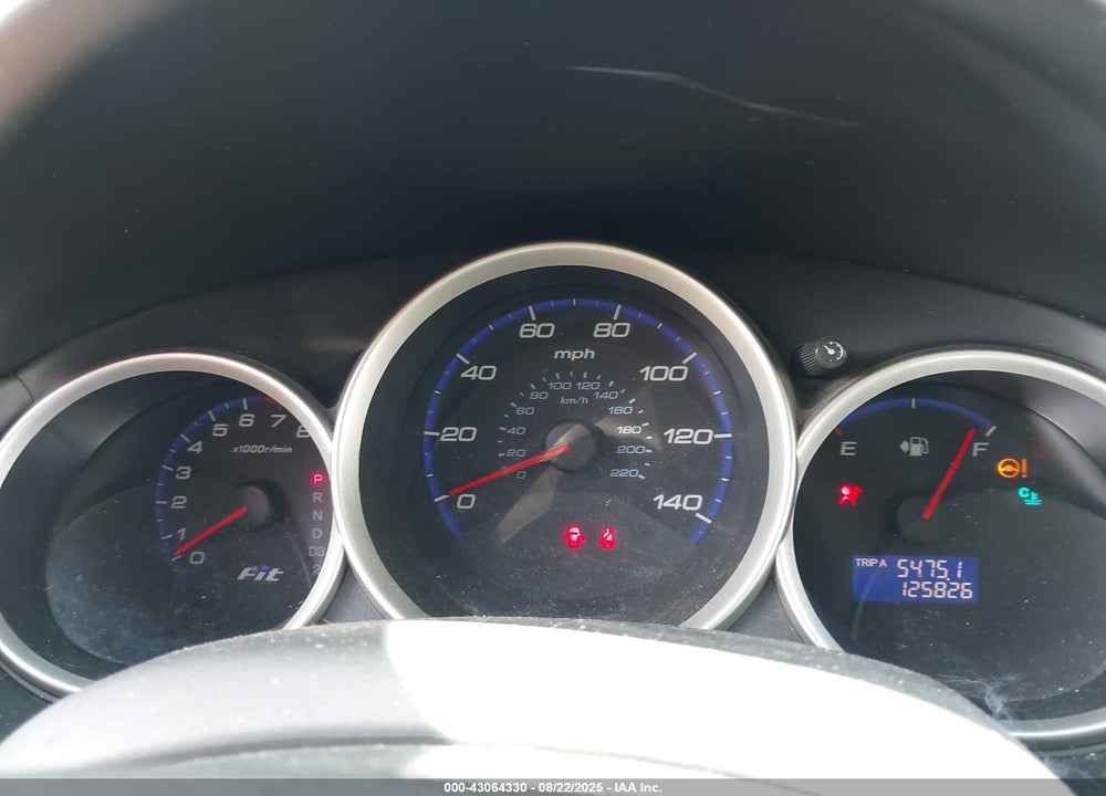 2007 HONDA FIT VIN: JHMGD38497S059234