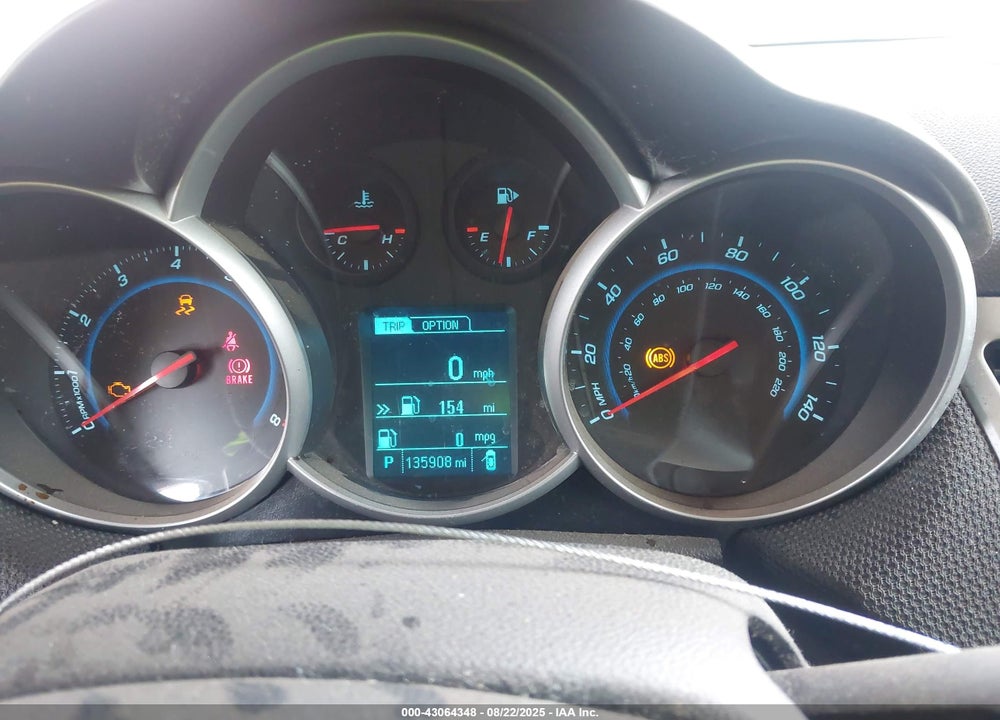 2014 CHEVROLET CRUZE VIN: 1G1PC5SB9E7260180