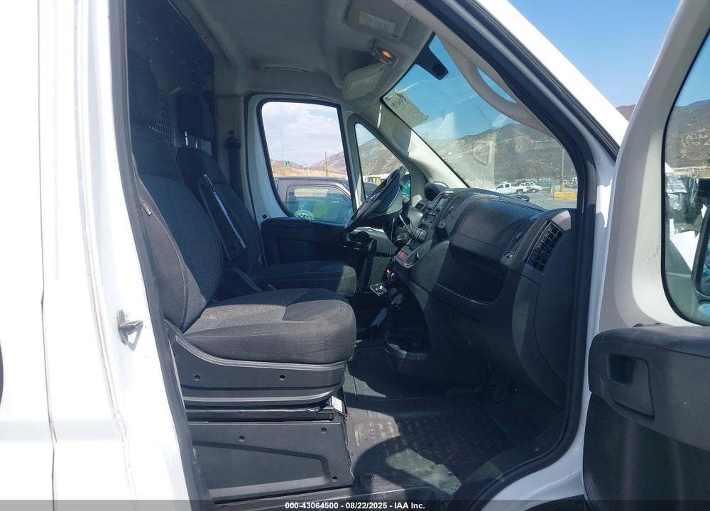 2019 RAM PROMASTER 2500 HIGH ROOF 136 WB VIN: 3C6TRVCG1KE530908
