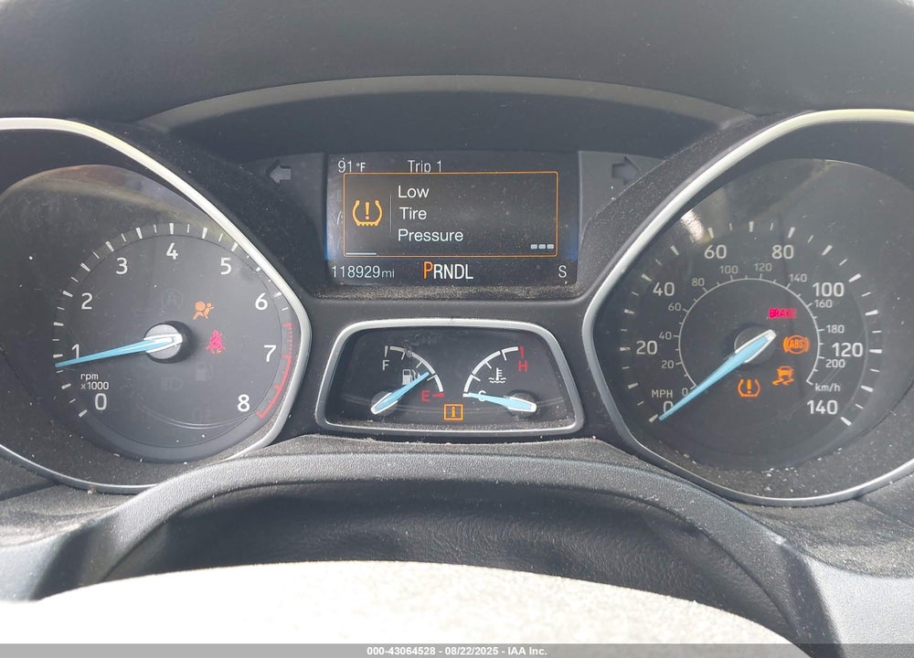 2018 FORD FOCUS VIN: 1FADP3F21JL265510