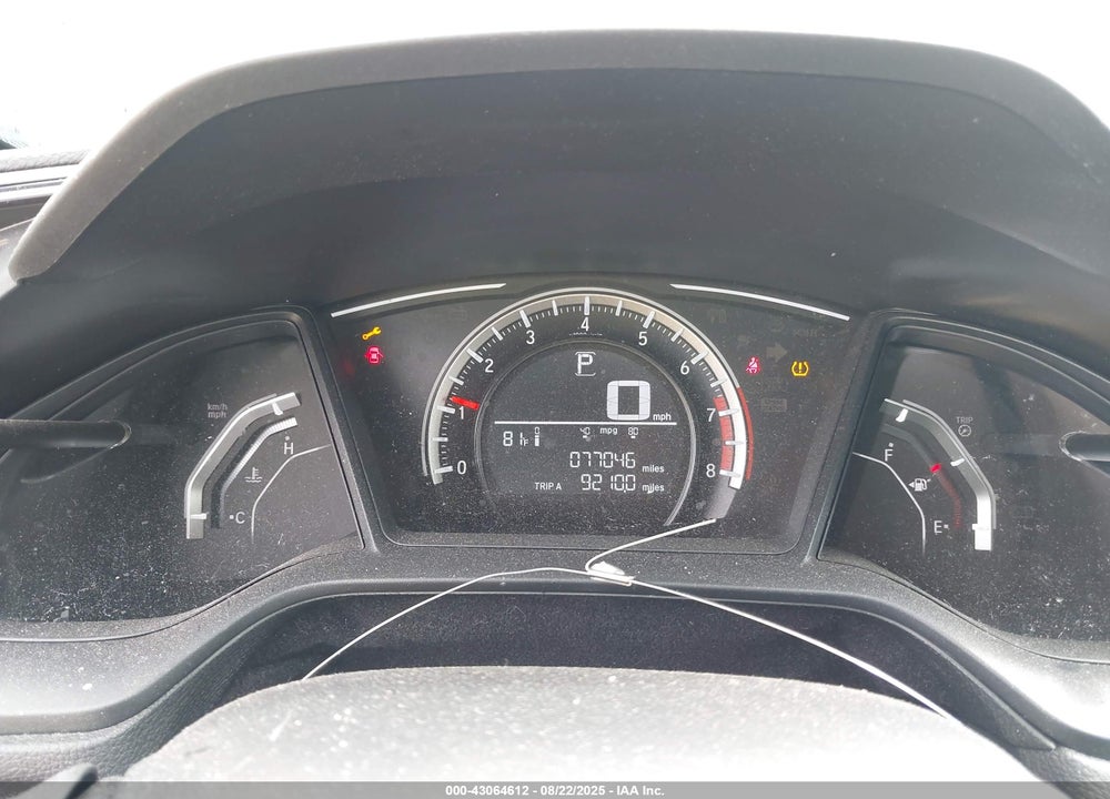 2017 HONDA CIVIC VIN: 2HGFC4B53HH300643
