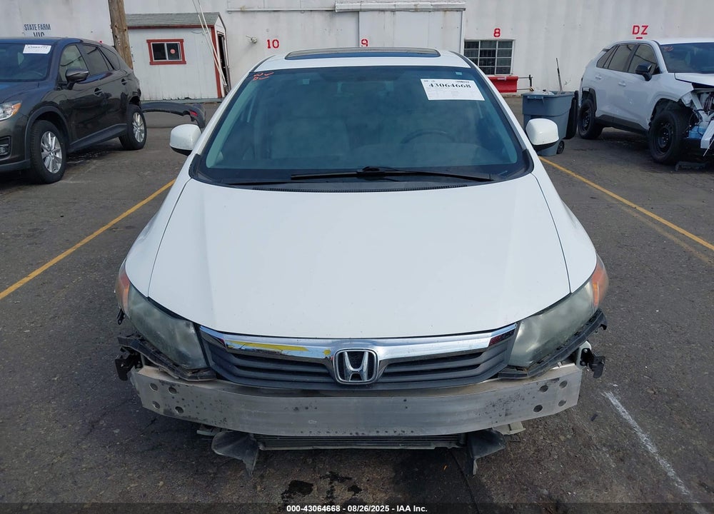 2012 HONDA CIVIC VIN: 2HGFB2F88CH329608