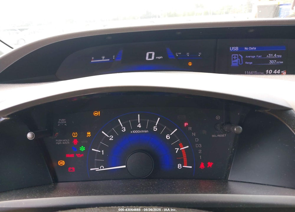 2012 HONDA CIVIC VIN: 2HGFB2F88CH329608