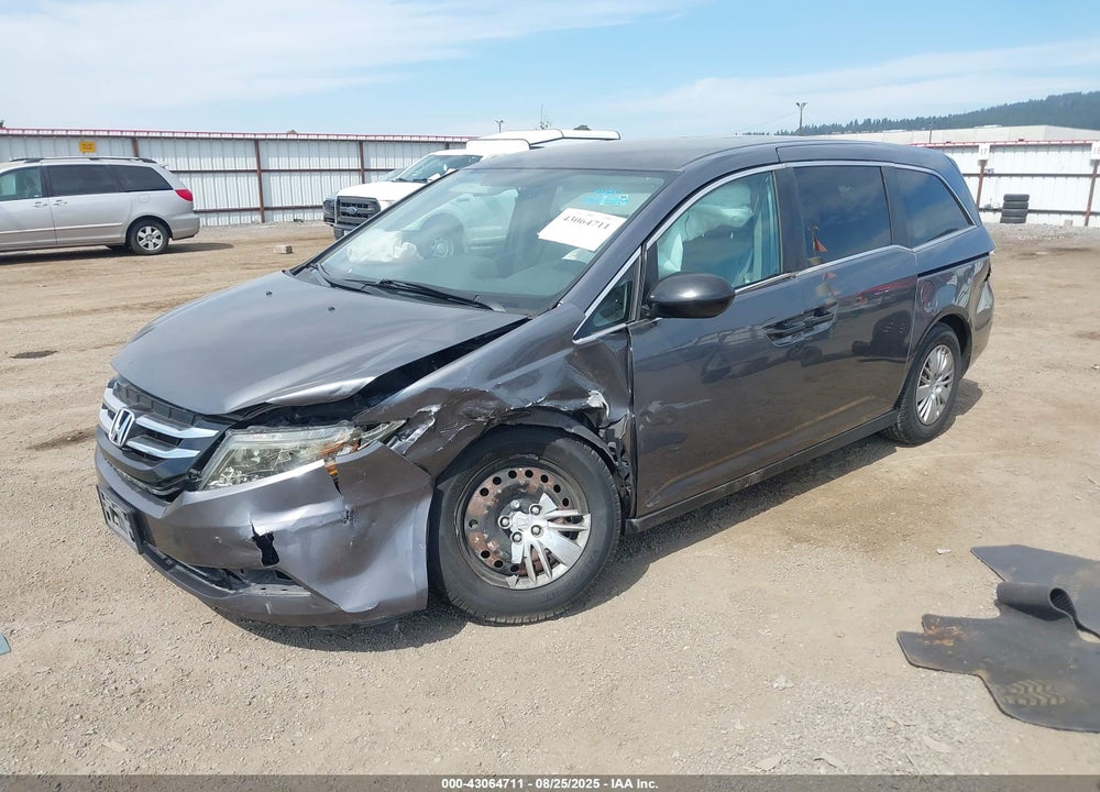 2014 HONDA ODYSSEY LX VIN: 5FNRL5H27EB031675